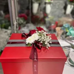 Gift Box with Flowers